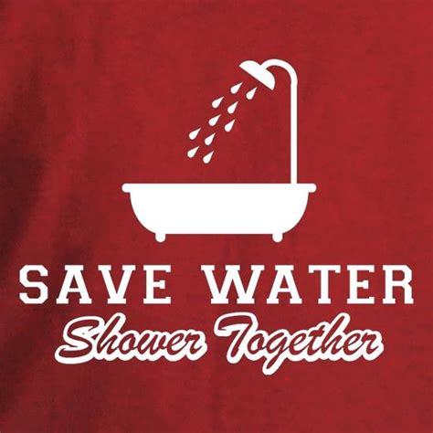 Save Water Shower Together Vest By Chargrilled