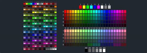 Color Palette Gradient For Autocad Designs Cad