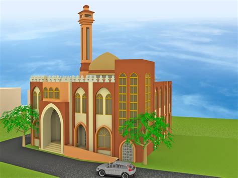 تصميم مسجد مستقل