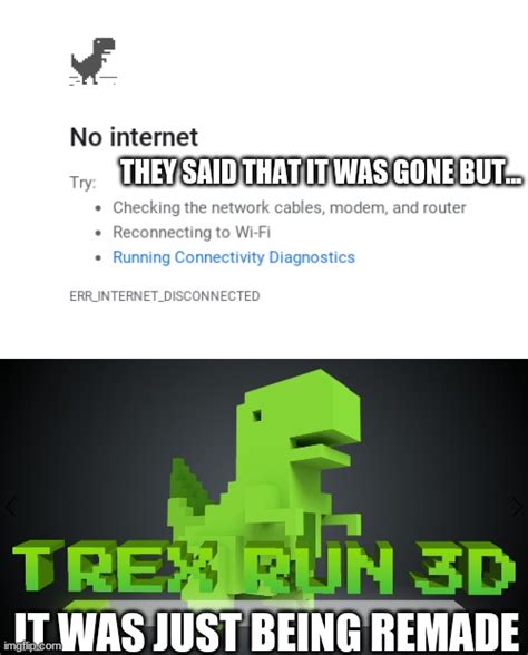 Dinosaur Game Meme Imgflip