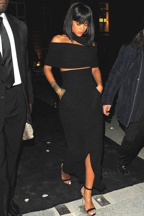 How To Wear Everything Black Rihanna Style Rihanna Looks Rihanna