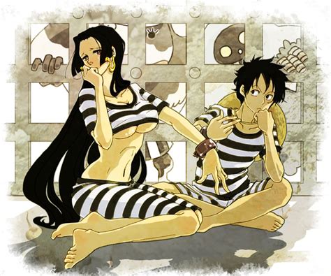 Luffy And Boa By Lovleygraphic On Deviantart