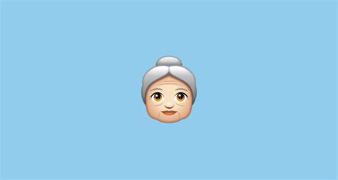 👵🏻 Old Woman Light Skin Tone Emoji On Whatsapp 219352
