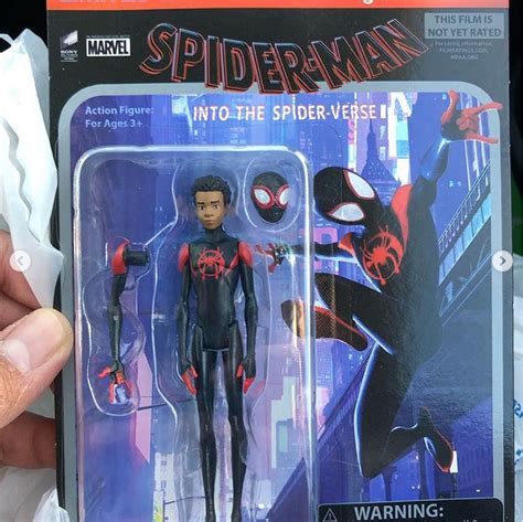 Walmart Exclusive Miles Morales Figure And Spider Verse Blu Ray Set