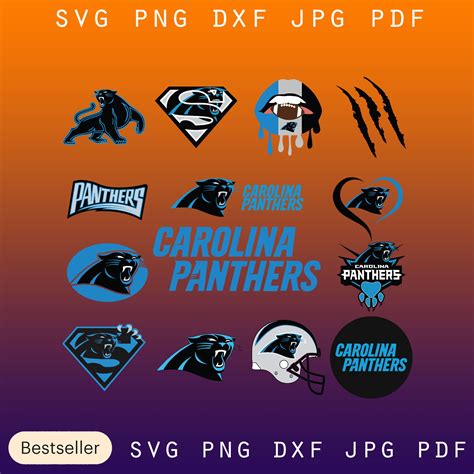 Carolina Panthers Svg Bundle Panthers Svg Carolina Panthers Logo