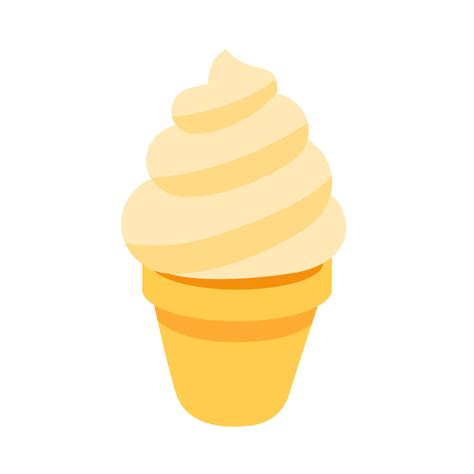 Soft Ice Cream Emoji - What Emoji 類