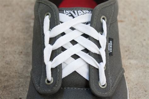 Sandals may have a leather strap or thong over the top of the foot. How to Make Cool Designs With Shoelaces for Vans | eHow