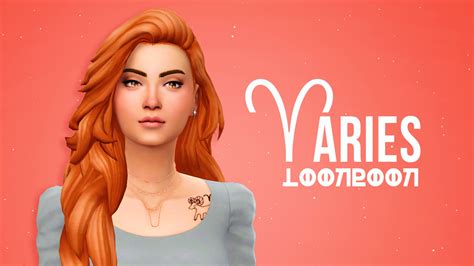 Meet Aries The First In My Zodiacs As Sims Sims 4 Cc
