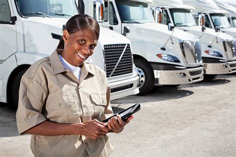 250 Black Female Truck Driver Stock Photos Pictures And Royalty Free