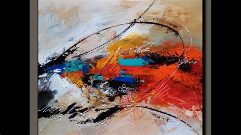 Abstract Painting Demonstration Acrylic Abstract Painting New Youtube