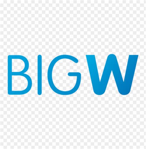 Free Download Hd Png Big W Vector Logo 469905 Toppng