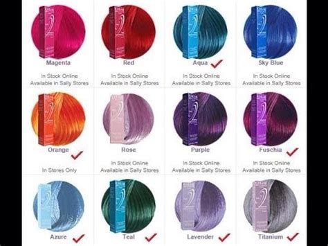 There are four hsl color charts below. Ion color brilliance semi permanent | Hair in 2019 | Ion hair colors, Hair dye colors, Magenta ...