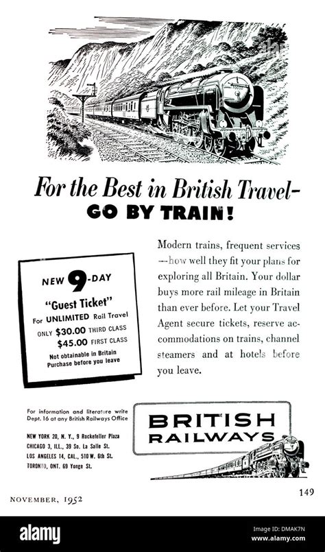 Publicité Britannique Des Années 1950 Banque Dimage Et Photos Alamy