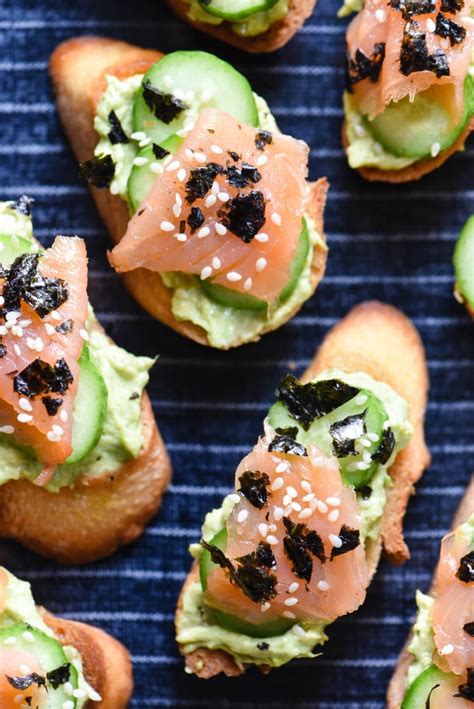 Smoked Salmon Crostini 15 No Cook Recipes For Weight Loss Popsugar