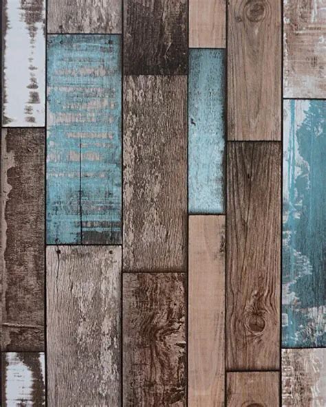 Wood wooden panels planks wallpaper paste the wall off white light grey textured. Amazon.com: clearance peel and stick wallpaper | Wood ...