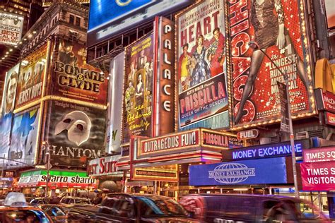 An Awesome HDR Image Of The Palace Theater In Times Square New York New York City Travel