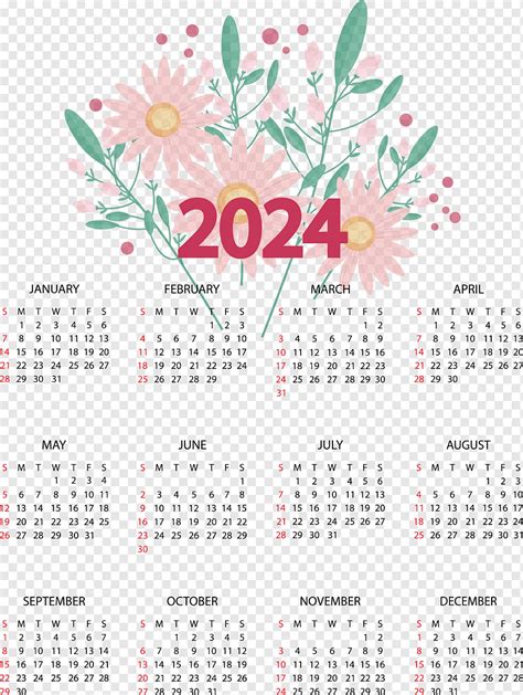Calendario 2024 Para Imprimir