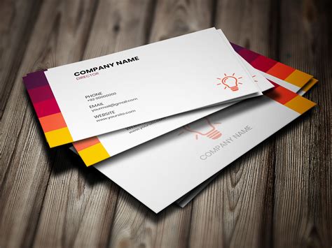 Professional Business Card Design Template By Gfxdude Codester