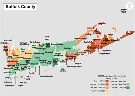 Suffolk County New York Map Images And Photos Finder