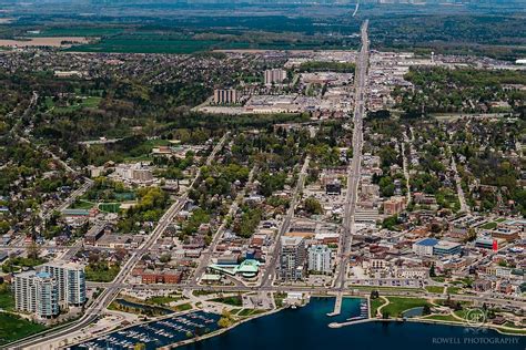 City Of Barrie Aerial Photography Rowell Photography Wedding