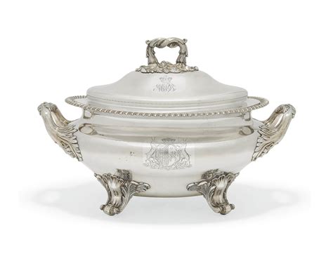 An Old Sheffield Plate Soup Tureen Circa 1835 Christies