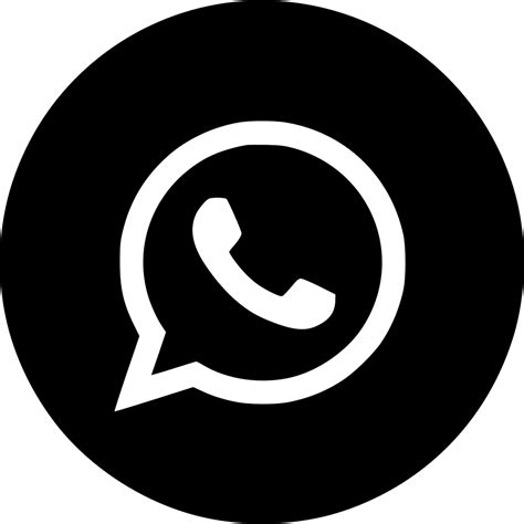 Download Logo Whatsapp Hitam Putih Png Status Buat Wa Images
