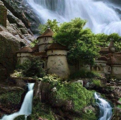 Waterfall Castle In Poland Beautiful Places To Visit Waterfall