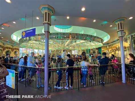 1901 Looff Carousel At Santa Cruz Beach Boardwalk Theme Park Archive