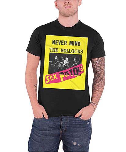 Buy Sex Pistols Nevermind The Bollcks Official Mens New Black T