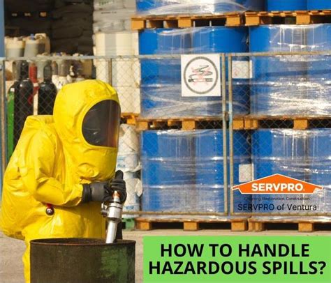 How To Handle Hazardous Spills