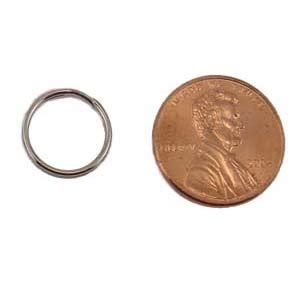 Converting 12 mm to in is easy. 12mm (15/32 Inch) Diameter Small Split Key Ring