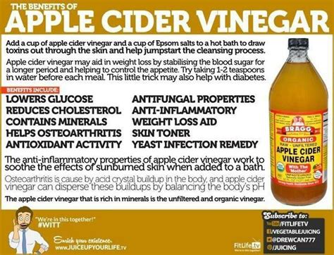 Benefits Of Apple Cider Vinegar Home Remedies Pinterest