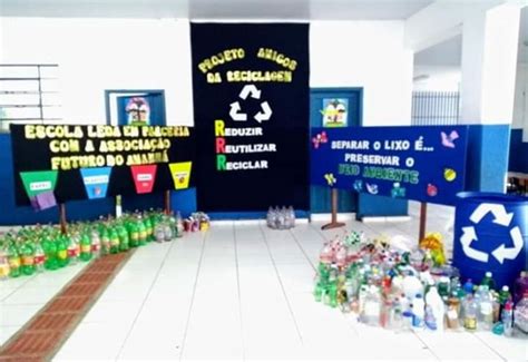 Escola Municipal Lança Projeto ‘amigos Da Reciclagem