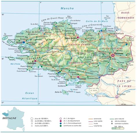 Cartograffr Les Régions De France La Bretagne
