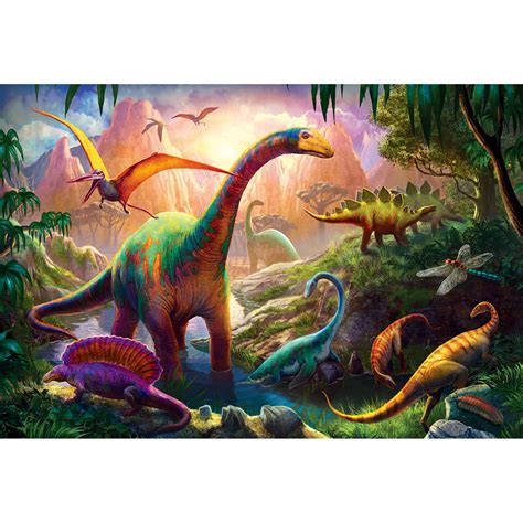 Dinosaurs - Full Round Diamond Painting – Craft Saving