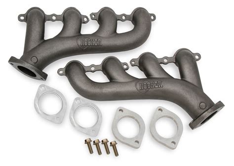 Multi Fit Gm Ls Exhaust Manifolds 250 Inch Outlet Natural Cast