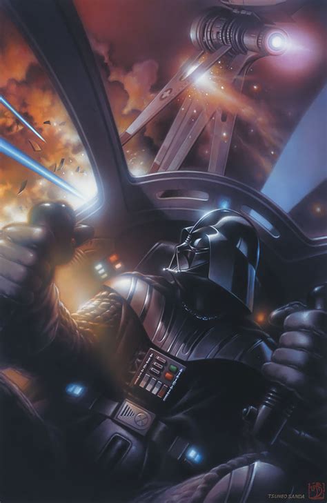 Awesome Star Wars Fan Art By Tsuneo Sanda Official Lucasfilm And Disney