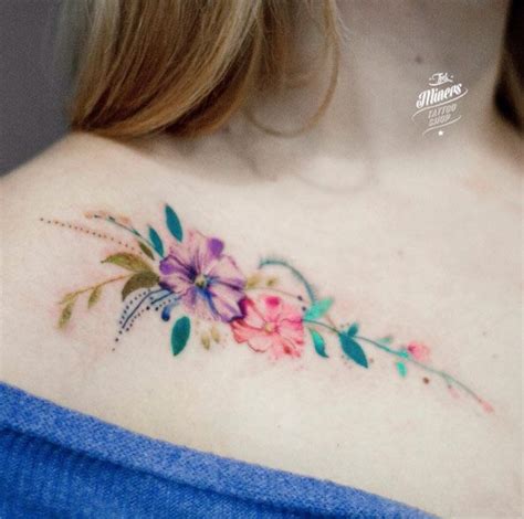 50 Enchanting Flower Tattoos For Fall Tattoos Flower