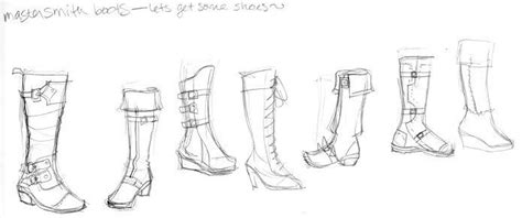 How To Draw Anime Girl Boots