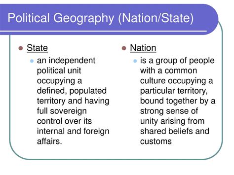 Ppt Political Geography Nationstate Powerpoint Presentation Free
