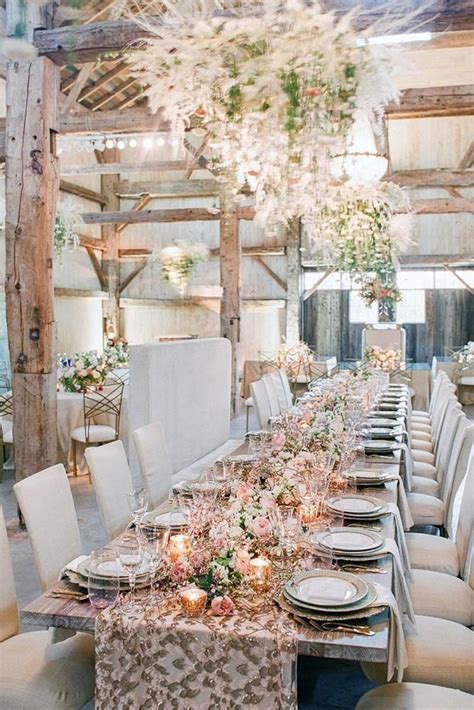 30 Creative Ways To Decorate Barn Wedding Barn Wedding Reception Light