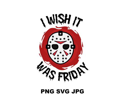 Friday The 13th Svg Halloween Png Friday The 13th Png Jason Etsy