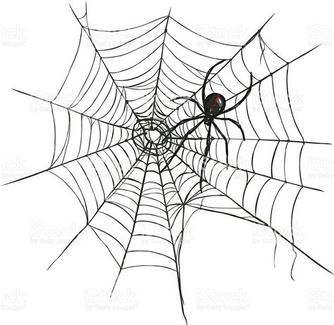 How To Draw Black Widow Spider Web Tattoo Pencil Drawing Step By Step