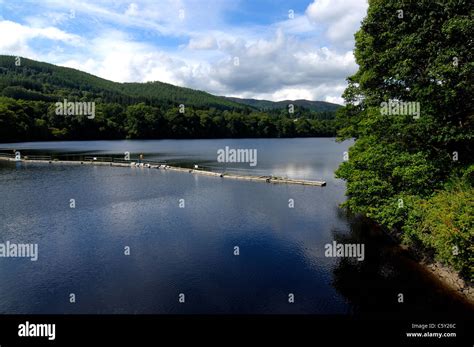 Loch Faskally In Pitlochry Besides The Hydro Electric Power Station