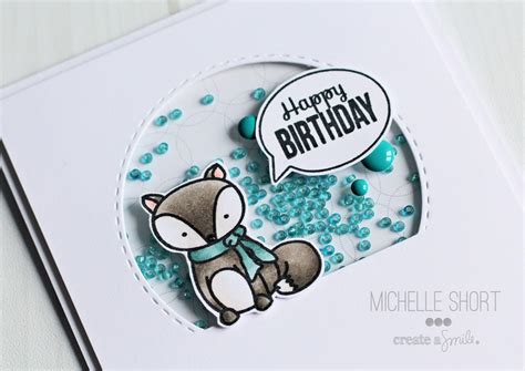 These shaker cards are incredibly cute and creative! Create a smile: Clean & Simple Shaker Card