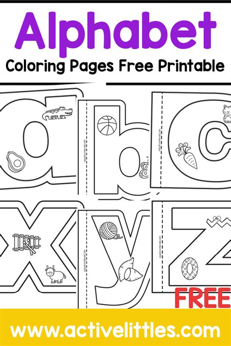 Free Printable Colored Alphabet Letters Cheapcraftymama Com Wp