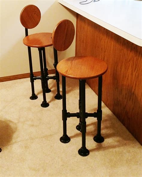 How To Build A Barstool With Pipe Diy Step By Step Plans Simplified