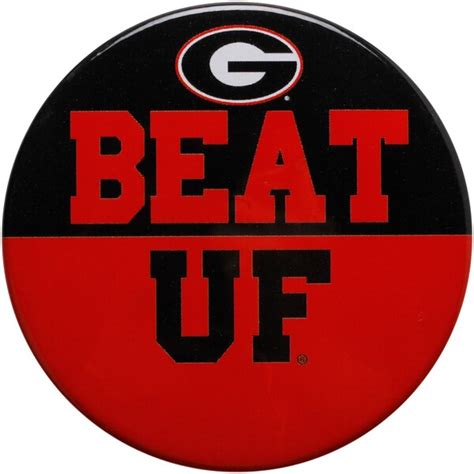 Georgia Bulldogs Rivalry Button Pin University Of Georgia Shop