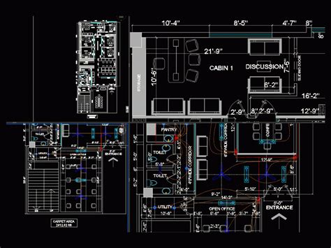 Autocad Office Building Floor Plan Drawing Dwg File Cadbull Inonoicu