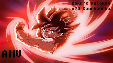 Gokus Kaioken X20 Kamehameha Against Frieza Amv Dbz Dubstep Youtube